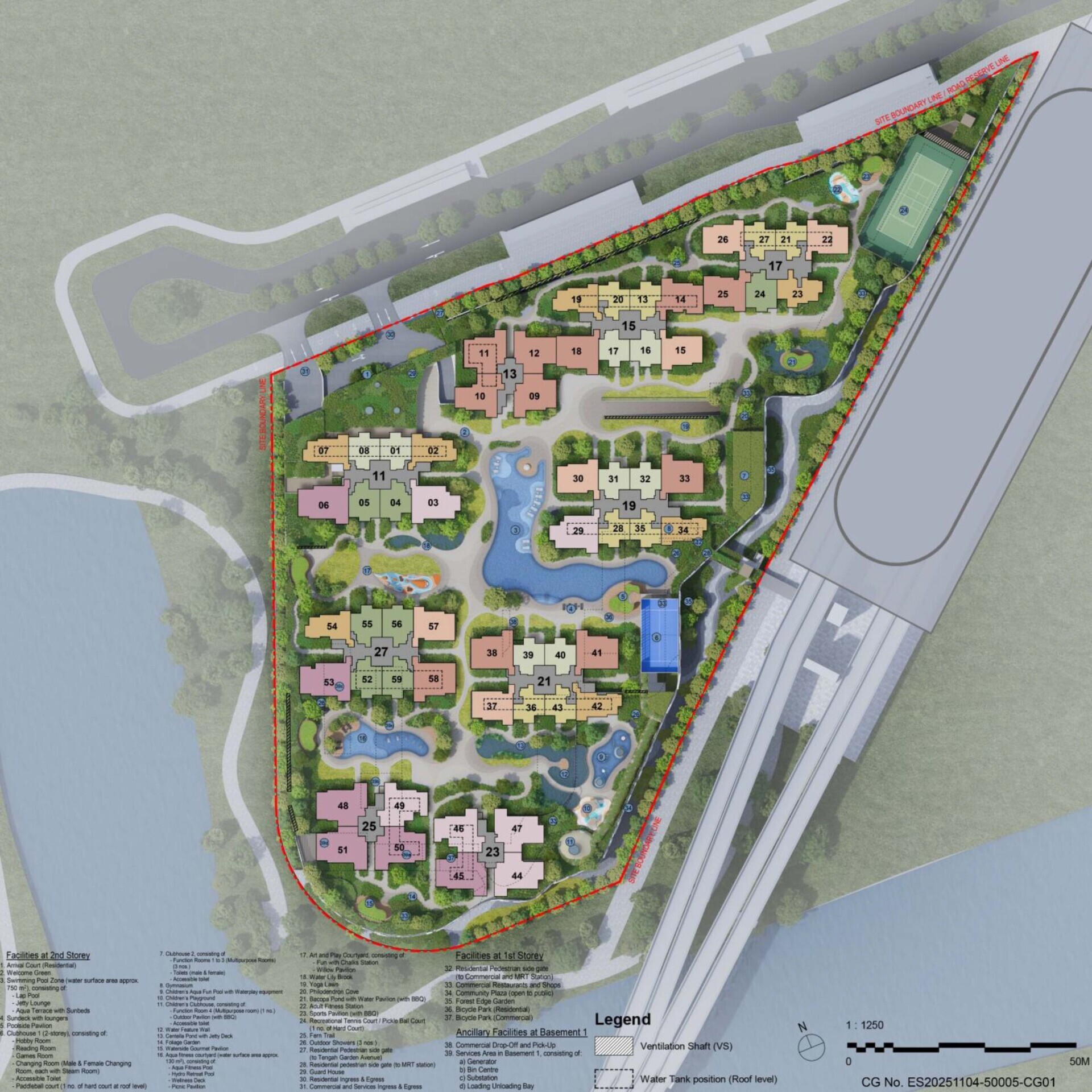 Tengah Garden Residences siteplan